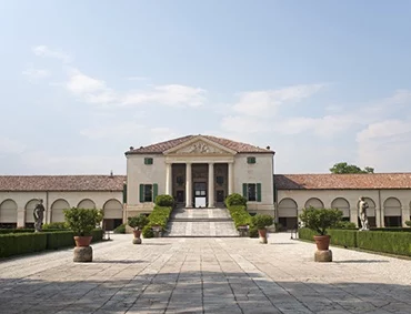 Vista della facciata di Villa Emo a Vedelago